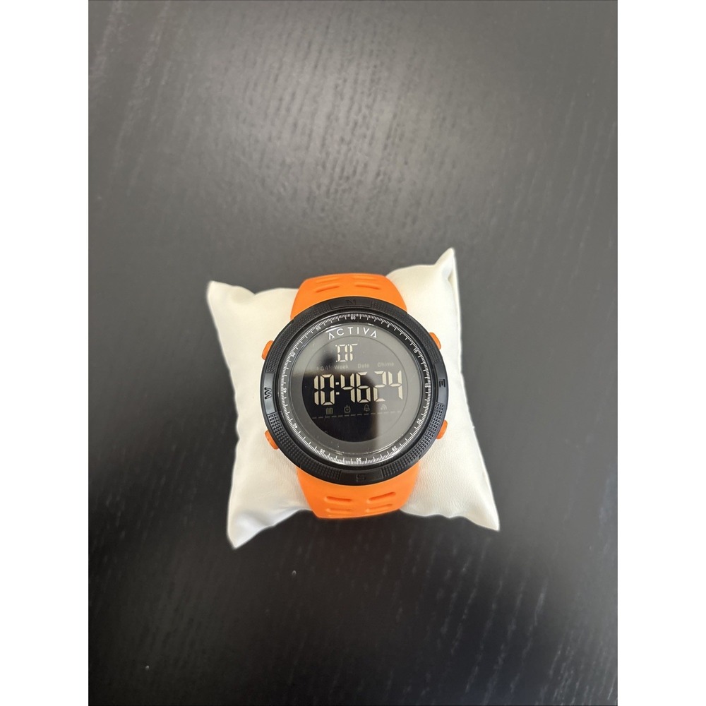Activa x Invicta Men's 50mm Digital Sport Watch - Black/Orange (ACW1915-006) NEW